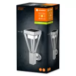 Oprawa ENDURA STYLE SOLAR BOUQUET Wall Sensor 6W Stainless Steel