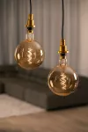 Lampa VINTAGE 1906 GOLD 200 dim 4,8W/822 szkło przezroczyste E27
