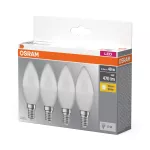 Lampa LED BASE CLASSICassic B40 4,9W/827 230V plastik E14 FS4 OSRAM