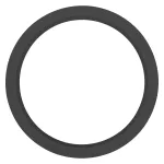 Wymienny pierścień DOWNLIGHT COMFORT EXCHANGEABLE RING D250 BK