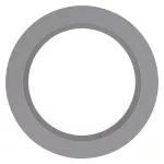 Wymienny pierścień DOWNLIGHT COMFORT EXCHANGEABLE RING D100 GY
