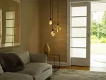 DECOR LED LAMP IN ELECTRO GLASS IN ELECTRO GLASS MEDIUM GOLD