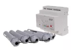 Przekaźnik kontroli poziomu cieczy z sondą PZ-832 RC, montaż na szynie DIN, styk: 4x1NO/NC 230V