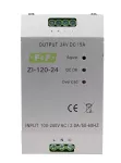 Zasilacz impulsowy przemysłowy nap. wej. 90÷264V AC/120÷370V DC, P=120W nap. Wyj. 24V DC