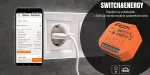 SWITCH & ENERGY Pojedynczy przekaźnik Wi-Fi 230V z funkcją monitorowania parametrów sieci.