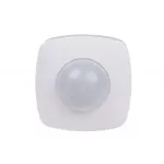 Czujnik ruchu PIR z funkcją obecności, sufitowy, 360°, 10A, 230V, czarny