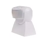 Czujnik ruchu PIR, biały IP65