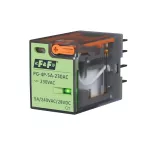 Przekaźnik 4xNO/NC, obciążalność (na kanał) 5A/240V AC lub 12A/28V DC, napięcie zasilania cewki 230V AC
