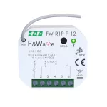 Radiowy, jednokanałowy przekaźnik wielofunkcyjny, zasilanie 12-24V DC, pdt