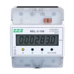 Wskaźnik zużycia energii elektrycznej 3-fazowy, 3x400 VAC, 100 A, 4 moduły