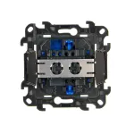 Simon 24 WS24P-2440101-030 Łącznik jednobiegunowy,mocowanie PUSH IN (moduł) 10 AX, 250 V~, szybkozłącza; biały