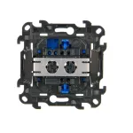 Simon 24 TS24P-NW1LXX-011 Łącznik jednobiegunowy z podświetleniem LED (moduł) 10 AX, 250 V~, szybkozłącza; biały