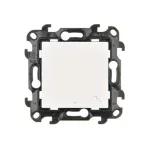 Simon 24 TS24P-NW6LXX-011 Łącznik schodowy z podświetleniem LED (moduł) 10 AX, 250 V~, szybkozłącza; biały