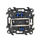 Simon 24 TS24P-NW6LXXX-011 Łącznik schodowy bez piktogramu z podświetleniem LED (moduł) 10 AX, 250 V~, szybkozłącza; biały