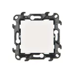 Simon 24 WS24P-NW1ZLX-011 Łącznik jednobiegunowy z sygnalizacją załączenia LED (moduł) 10 AX, 250 V~, szybkozłącza; biały
