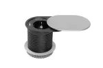 PRZEDŁUŻACZ BIURKOWY WPUSZCZANY SLIDE 60mm, 1x GN SCHUKO, 1xUSB C 2,4A, INOX, KABEL 1,9m