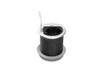 PRZEDŁUŻACZ BIURKOWY WPUSZCZANY CHARGER MINI 60mm, 1x GN SCHUKO, 1xUSB C 2,4A, ALU, KABEL 1,9m