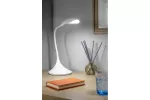 LAMPKA BIURKOWA HALLEY II, LED, 8W, 400lm, 4000K, AC220-240V, IP20, 3 STOPNIE ŚCIEMNIANIA, BIAŁY