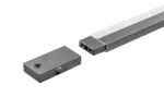 OPRAWA BRILLO 563mm, SZAFKA 60cm, CZUJNIK ZBLIŻENIOWY 1S, DC12V, 4.2W, 197lm, 3000K, ANTRACYT