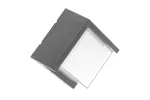 OPRAWA ELEWACYJNA LED CANTI II, 12W, 1000lm, AC220-240V, 50/60Hz, IP65, 4000K, SZARY, KWADRATOWA