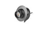 OPRAWA LED POINT REGULOWANA, 12V DC, 1.2W, 1x3030 LED, 4000K, CZARNA, PRZEWÓD 1,5m