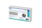 OPRAWA LED POINT REGULOWANA, 12V DC, 1.2W, 1x3030 LED, 4000K, CZARNA, PRZEWÓD 1,5m