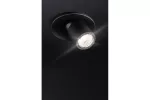 OPRAWA LED POINT MINI REGULOWANA, 12V DC, 0.5W, 1x2835 LED, 3000K, CZARNA, PRZEWÓD 2m