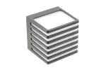 OPRAWA SIROLO LED 10W, 1000lm, IP54, AC220-240V, 50/60Hz,4000K, GRAFITOWY