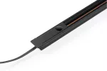 KOŃCÓWKA ZASILAJĄCA TRACKO Z WŁĄCZNIKIEM BEZDOTYKOWYM, DC24V, 3A, PRZEWÓD 1,5m, PC, CZARNY