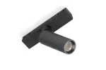 REFLEKTOR TRACKO ROUND 1, DC24V, 1W, 1x3030 LED, IP20, 4000K, ALUMINIUM/PC, CZARNY