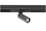 REFLEKTOR TRACKO ROUND 1, DC24V, 1W, 1x3030 LED, IP20, 3000K, ALUMINIUM/PC, CZARNY