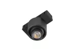 REFLEKTOR TRACKO ROUND 2, DC24V, 1W, 1x3030 LED, IP20, 3000K, ALUMINIUM/PC, CZARNY