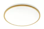 PLAFONIERA TULA LED, Ø350mm, 4000K, 24W, 1680lm, AC220-240V, 50/60 Hz, PF>0,5, IP44, ZŁOTA, 3y