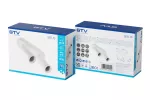 OPRAWA SUFITOWA SOLIS, 55x100mm, max.250V, IP20, 2*GU10, max. 50W, OKRĄGŁA, BIAŁA