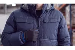 LEON kurtka ocieplana z kapturem granatowa 4XL (60)