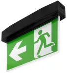 Oprawa ewakuacyjna natynkowa SUPREMA D-std M 3H CT IP54 NT [BLK] + (E2, E3) / 94670 230V
