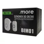 Dzwonek do drzwi z wtyczką bezprzewodową BIM-01 biały