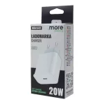 Ładowarka sieciowa 20W USB-C biała Szybkie ładowanie