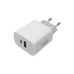 Ładowarka sieciowa 20W USB-C + USB-A biała Szybkie ładowanie