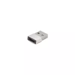 Adapter USB-A USB-C srebrny
