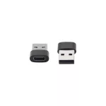Adapter USB-A USB-C czarny