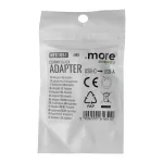 Adapter USB-C USB-A czarny