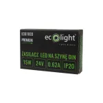 Zasilacz na szynę DIN PREMIUM 1M 24V 15W