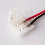 Złączka LED MONO 8mm jednostronna z przewodem