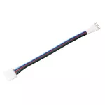 Złączka LED RGBW 12mm dwustronna z przewodem pin/złączka