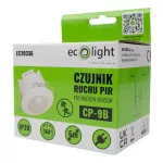 Czujnik ruchu PIR CP-9B IP20 360° 6m 600W