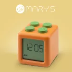 MARY'S budzik Klocek pomarańczowy