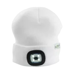 Czapka z latarką LED Biała 1W 6000K