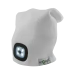 Czapka z latarką LED Biała 1W 6000K