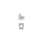 Profil GPW01 podtynkowy anodowany+ klosz mleczny 1m
